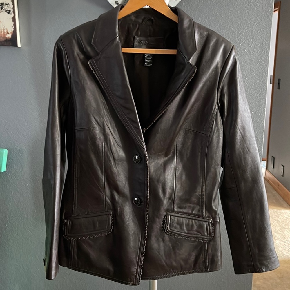 Jaclyn Smith REAL Leather jacket